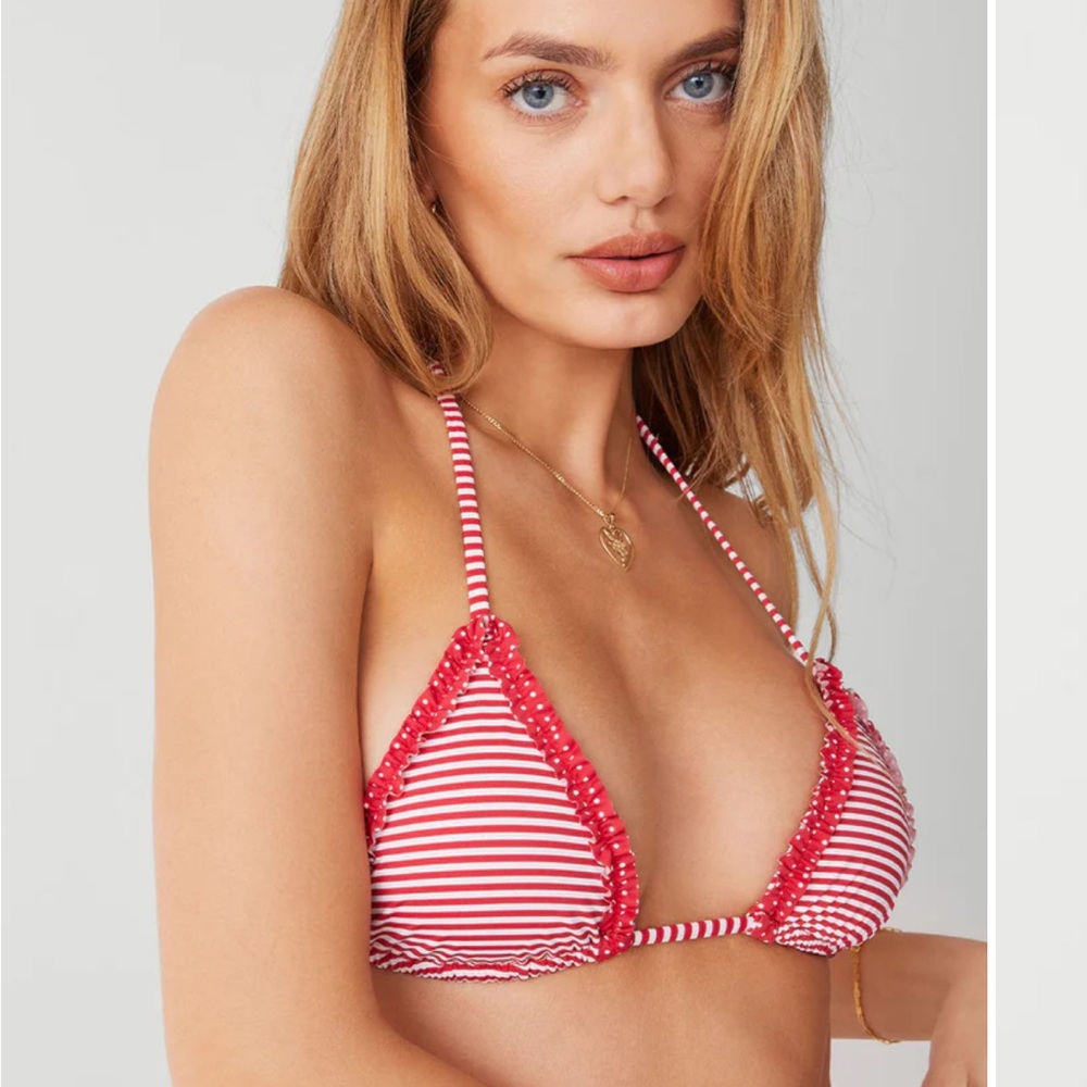Nick Triangle Halter Bikini Top